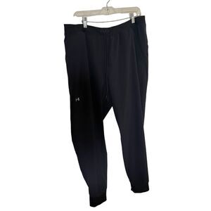 Under Armour Mens  Black Heat Gear Sport Jogger Pants Size X-Large